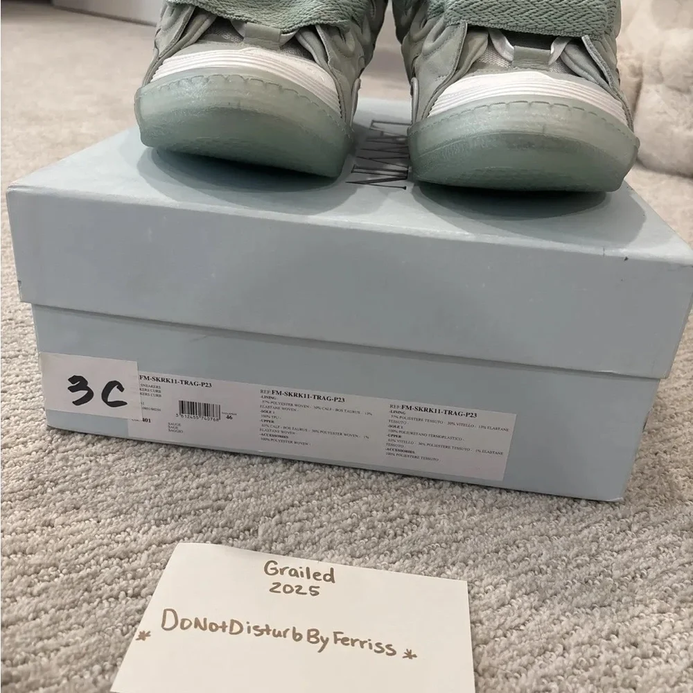 Lanvin Green Athletic Shoes - Picture 4 of 5
